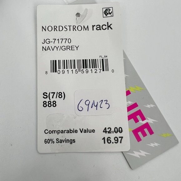 Dream Life Kids Boys' Colorblock Endless Weekend Pajama Top Navy Grey S(7/8) NWT - Picture 4 of 5